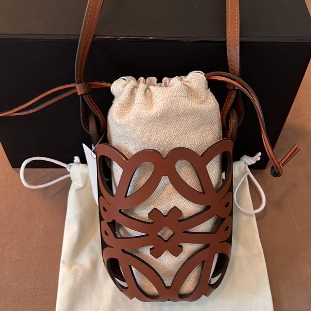 Loewe x Paula’s Ibiza Cutout Anagram Pocket Crossbody Bag- New with tags
